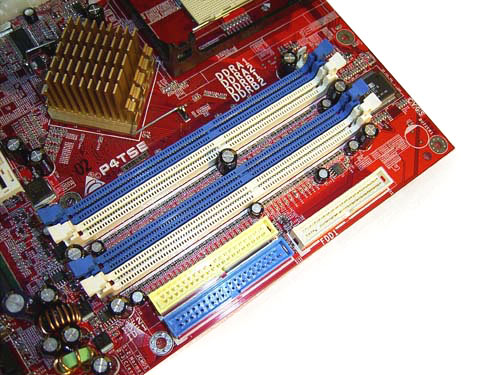  Biostar P4TSE DIMMs 