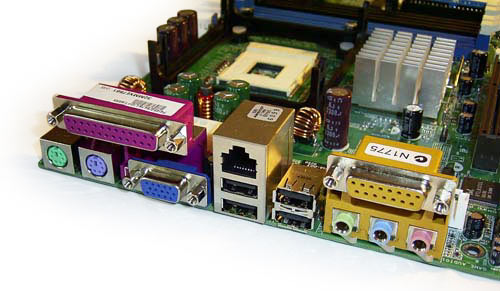 ASRock P4i45G Back Panel
