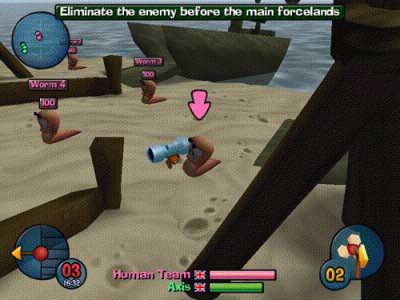  Worms 3-D 