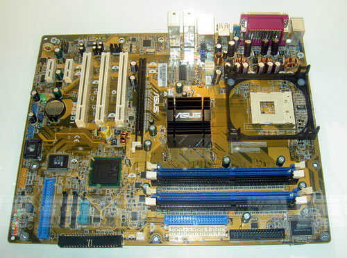  ASUS A8V Delux live demo 