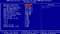 BIOS Setup BX-133 RAID. Настройки процессора.