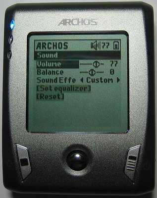 HDD MP3 плеер Archos Gmini XS 200