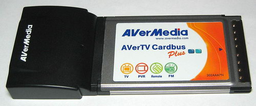  PCMCIA TV тюнер AverTV CardBus Plus 