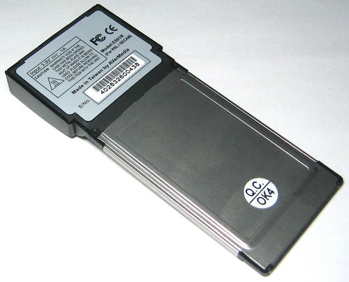  PCMCIA TV тюнер AverTV CardBus Plus 