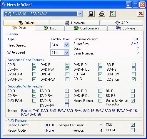 ASUS SCB-2424V-U